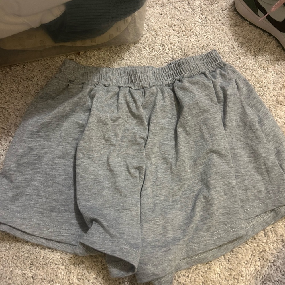 grey comfy shorts